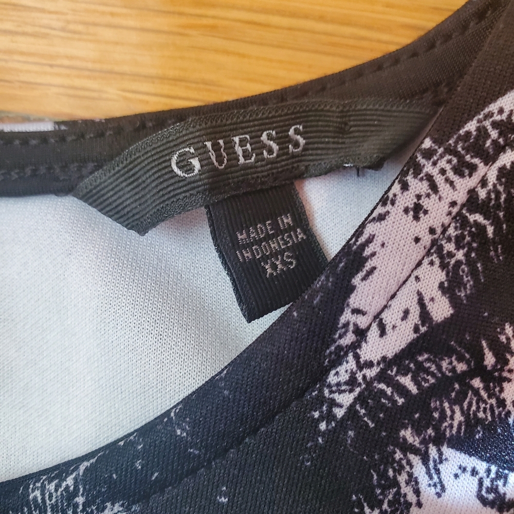 Guess Dress Bundle - Floral Dress & Palm Tree Dress - Size XXS - Picture 7 of 13
